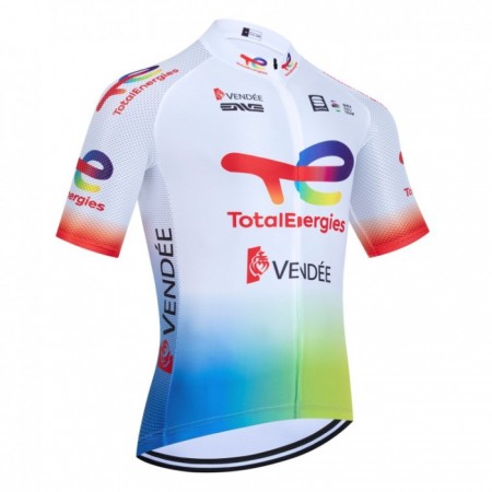 Wielershirt 2024 Team TotalEnergies Wit
